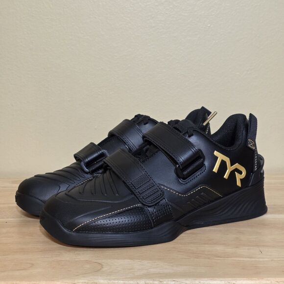 TYR L-2 Lifter Weightlifting Shoes Black Gold Women's Size 7.5 Men's Size 6 - Picture 3 of 7